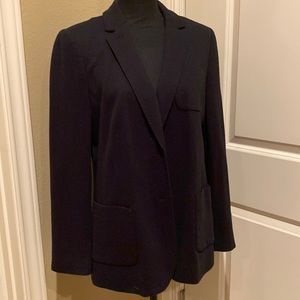 Talbots Aberdeen Black Knit Blazer